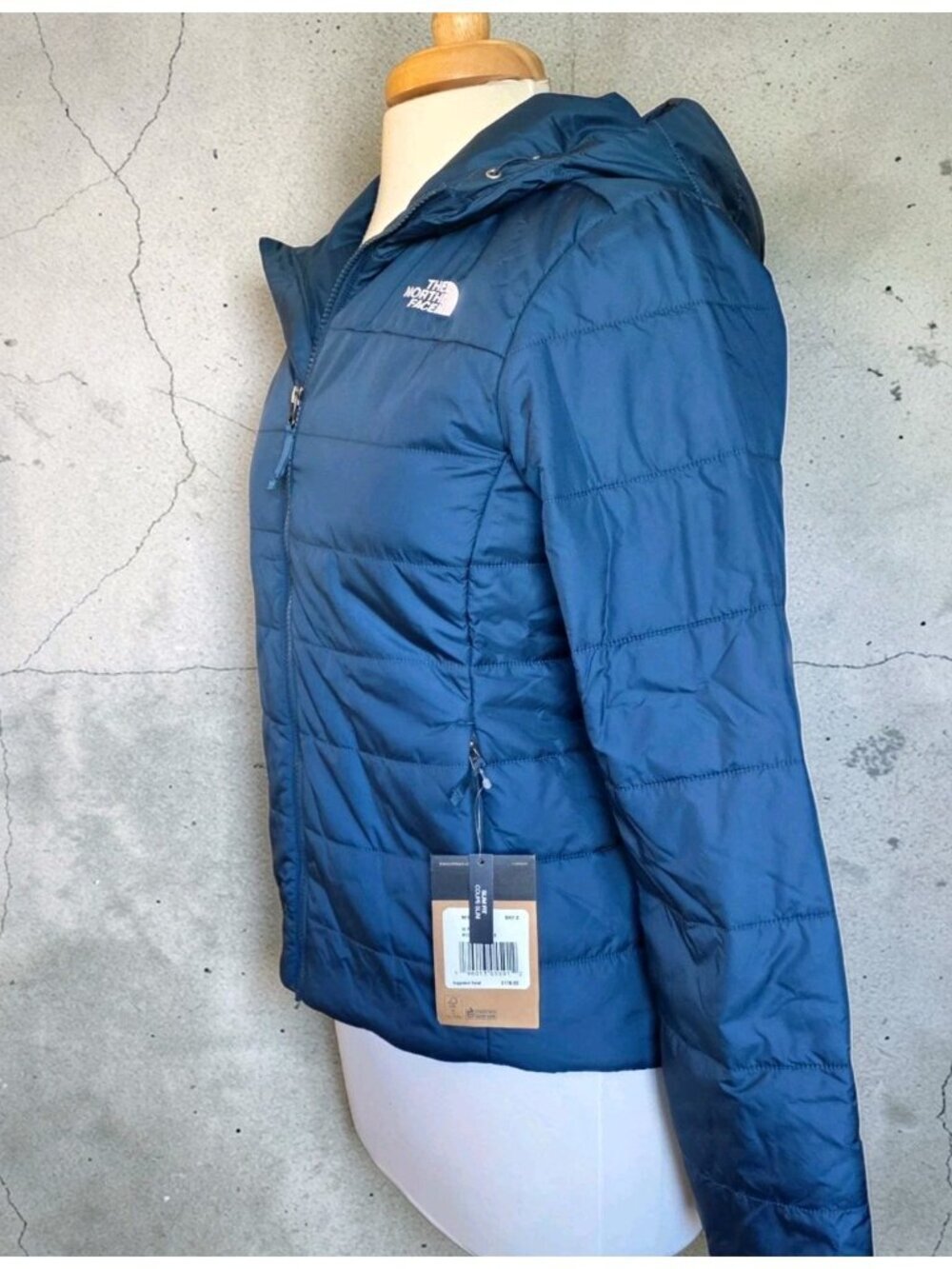 NWT The North Face Monterey Blue Flare Insulated Puffer Hoodie Jacket S - Picture 6 of 16